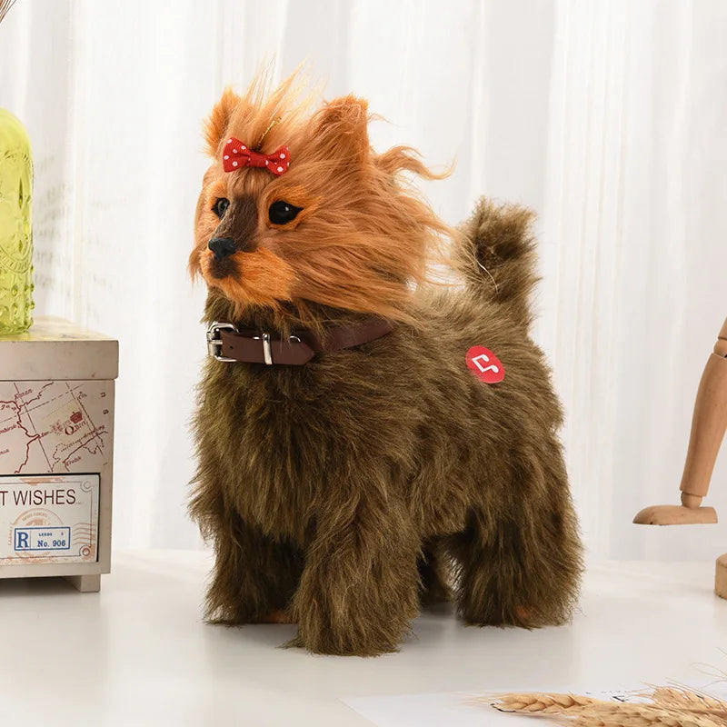 Interactive Electronic Plush Puppy - Walks, Barks & Sings