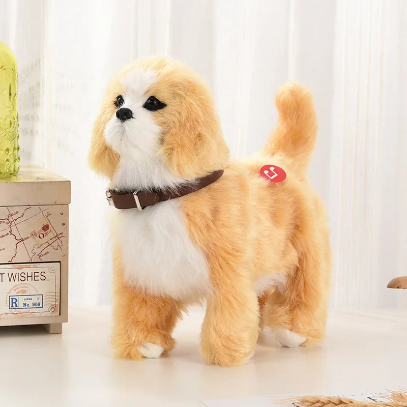 Interactive Electronic Plush Puppy - Walks, Barks & Sings