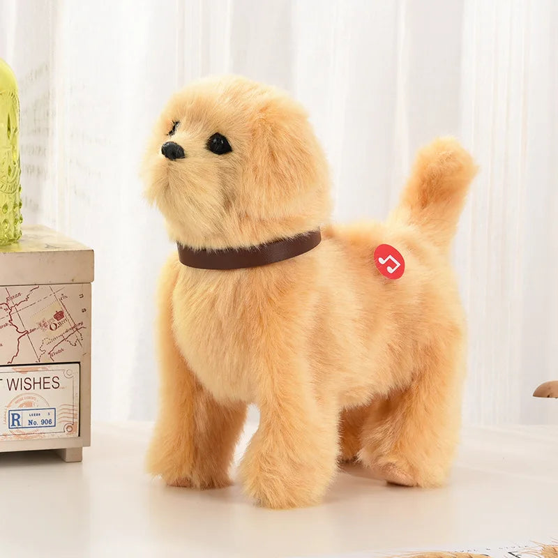 Interactive Electronic Plush Puppy - Walks, Barks & Sings