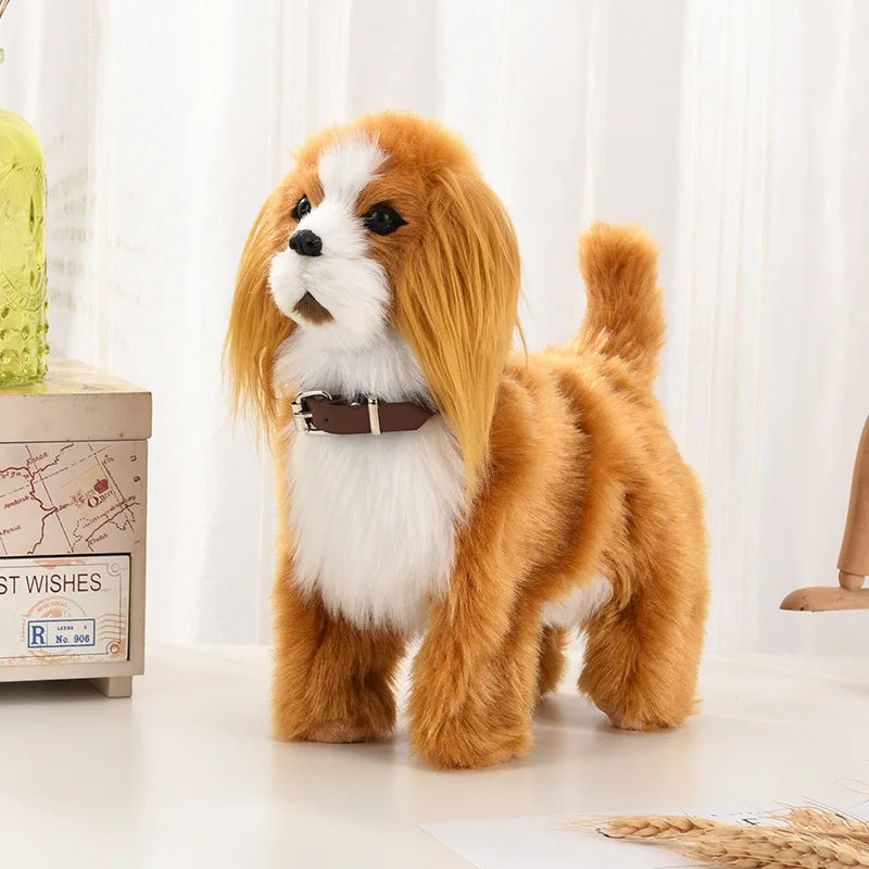 Interactive Electronic Plush Puppy - Walks, Barks & Sings